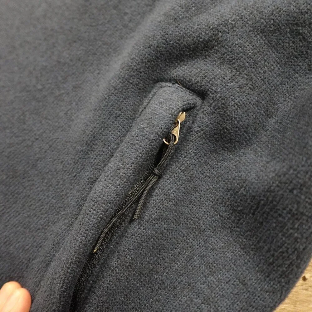The North Face Quarter-Zip Fleece Hoodie Men's XL Navy‎ Gordon Lyons Pullover